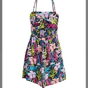 Open Stomach Halter Dress Juniors Size 1X